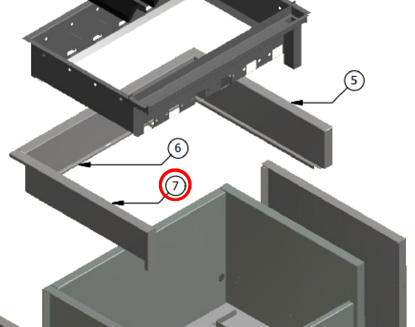 SIDE FLASHING L/H, IABR